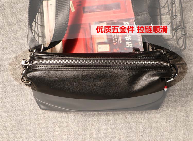 Túi xách nam nhỏ thời trang Túi xách nam satchel Túi da mềm vai nam mua sắm trên đường phố Messenger túi xách bình thường ba lô túi hiệu