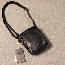 threebox Mens Fashion Mens Small Bag Mini Shoulder Backpack Casual Crosby Mobile Phone Bag Sports Hanging Bag