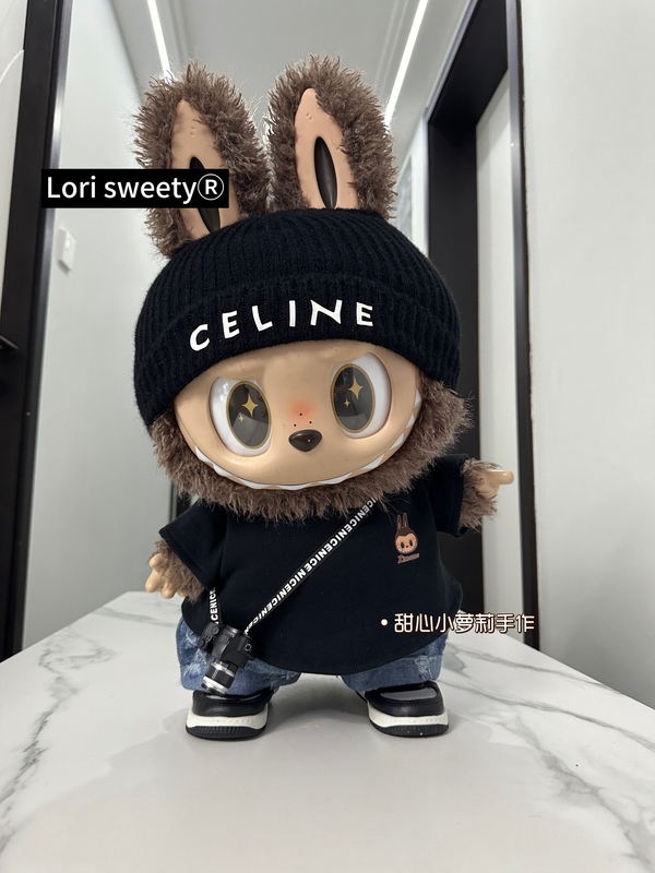 Original 58cm 3.0 Black Angel Clothes Zimomo Doll Clothes Sunny and Cloudy Angel Doll Clothes English T-Shirt