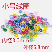 Small coil Pineapple buckle Pineapple knot winding wire ring buckle DIY bracelet material Hand woven trinkets accessories