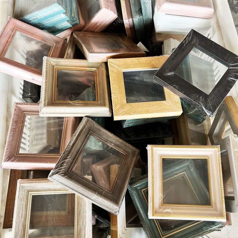 Clearance Sale, No Returns or Exchanges. 10* 10cm Oil Painting Frame, Empty Frame for Mounting Digital Oil Paintings, Texture Paintings, Wood Panel Paintings