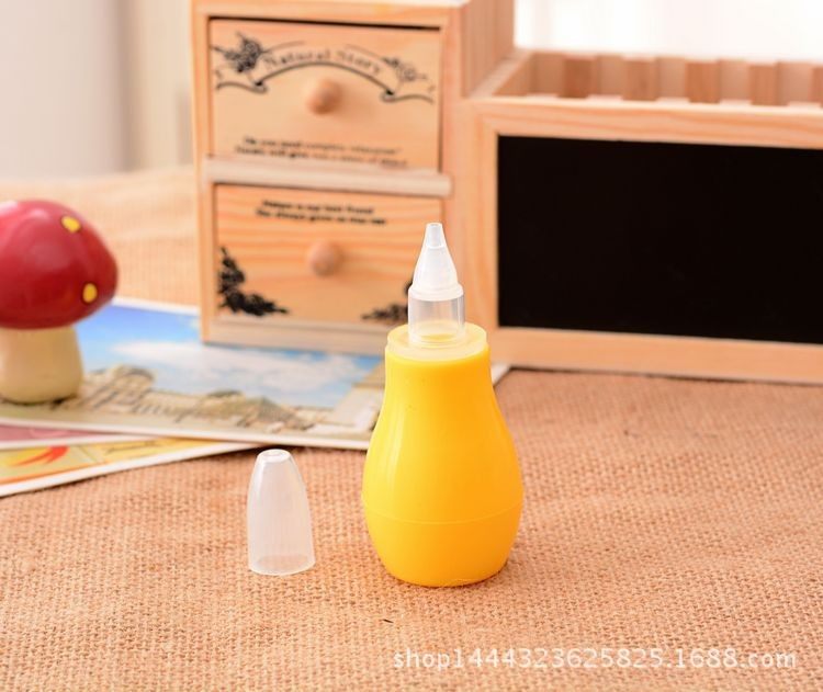 Turn around bear newborn baby supplies baby nasal aspirator baby silicone nasal aspirator nasal excrement tool