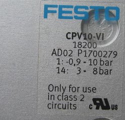 FESTO COV10-VI 18200 CPV10-GE-MP-8 18255