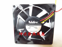 Original NIDEC D08A-24TS5 01B(K) 24V DC 0 23NIDA 8025 3-wire cooling fan