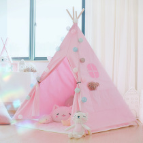 Pink Children Tent Interior Home Indie Princess Girl Baby Play House Small House Son Castle Toy House