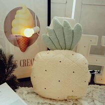 ins pineapple holding pillows air conditioning blankets cute plush paparazzi b dolls children room decoration blanket leaning back cushions