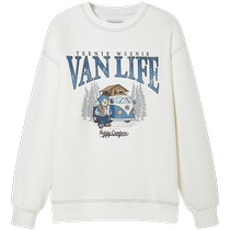 TeenieWeenie bear autumn and winter pullover loose round neck velvet sweatshirt warm top for women