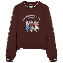 TeenieWeenie Bear PACAIN joint 2024 new fashionable retro loose raglan sleeve sweatshirt