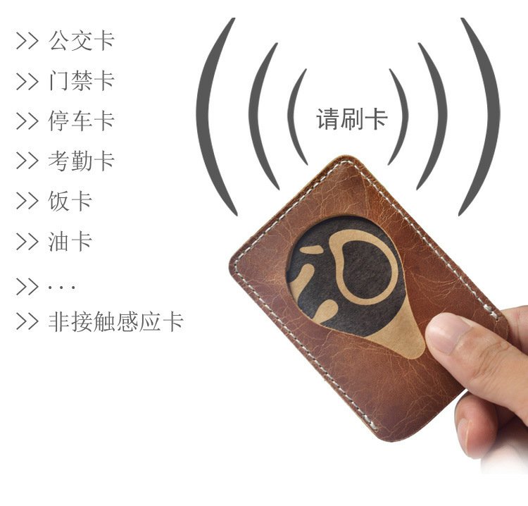Sáng tạo đơn giản thẻ thẻ xe buýt với thẻ kiểm soát truy cập bộ thẻ thành viên ngân hàng gói thẻ kinh doanh da cao cấp ví nam