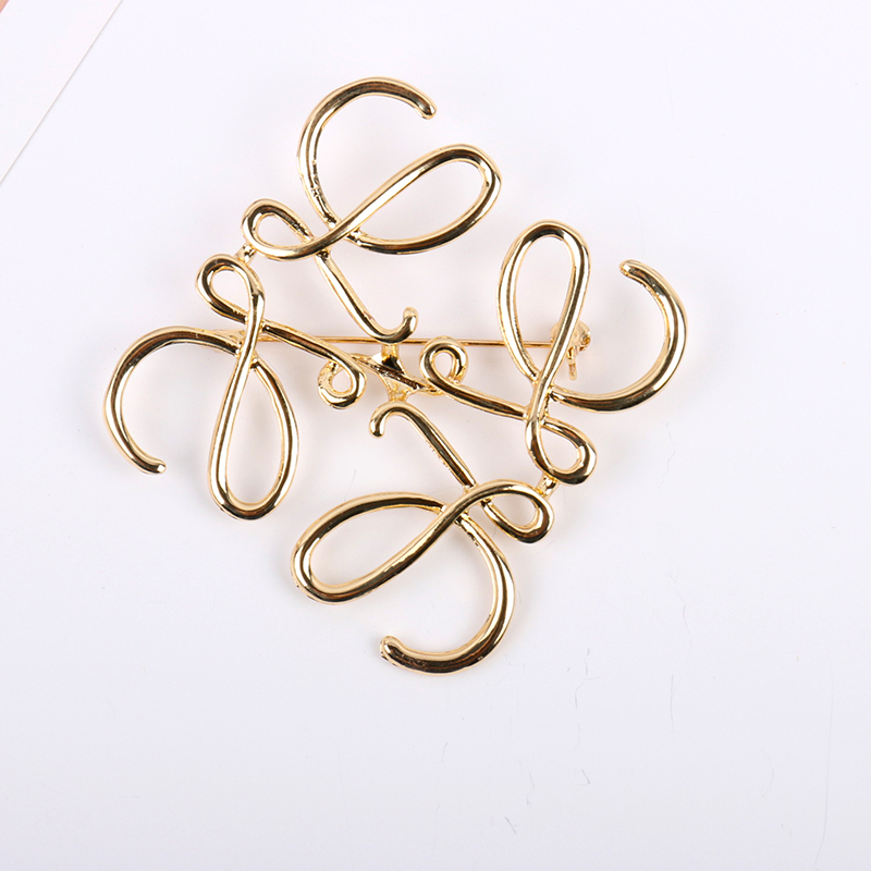 Minimalist cổ điển trâm nghệ thuật trừu tượng thiết kế khí chất hoang dã với áo khoác trâm rỗng unisex - Trâm cài trâm hoa cài áo