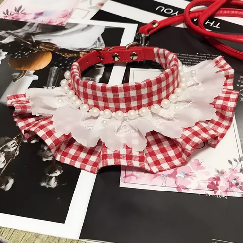 Милый чокер с бантиком, хлопковый шарф для принцессы