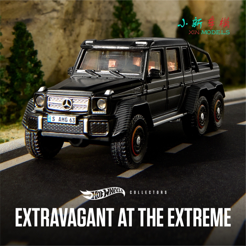 [in Stock] Hot Wheels Elite 1/64 Mercedes-Benz G-Class G63 Amg 6X6