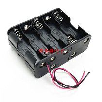 10-cell AA battery box front and back double-layered 10-cell AA battery holder 10-cell AA battery holder back-to-back with cable