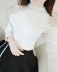 Thu đông 2016 phiên bản mới của Hàn Quốc cổ tròn quây rỗng quây dài tay áo len cổ lọ áo gile hàn Vòng cổ áo len