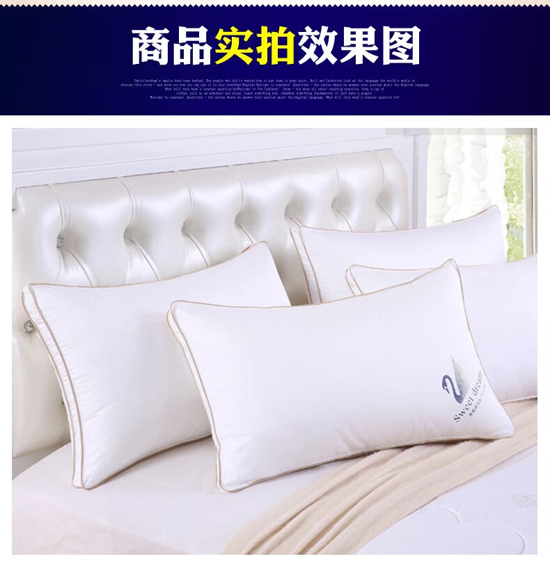 Tốt Ngủ Gối Gối Gối khách sạn bông lớn người duy nhất một chiếc lông gối sang trọng một cặp đánh bại hai gối tựa sofa