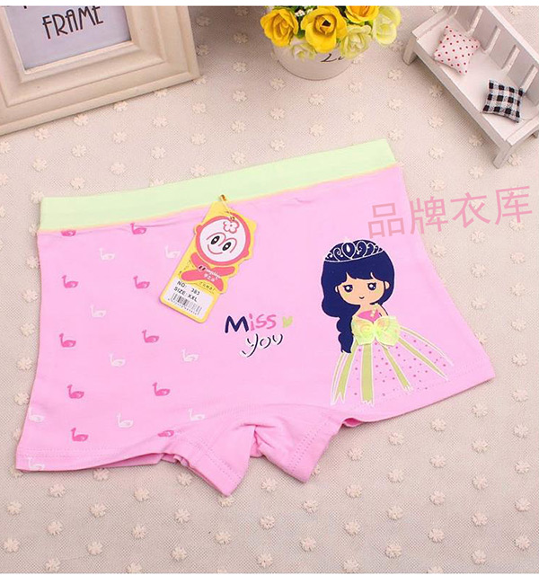 Đồ lót cotton 8 trẻ em 10 cậu bé lớn bé gái hoạt hình quần short 12-13 học sinh tiểu học và trung học quần sip nam