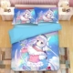 Yếu tố thứ hai dễ thương phim hoạt hình phim hoạt hình Hatsune Miku ký túc xá Double Double quilt một gia đình bốn - Bộ đồ giường bốn mảnh