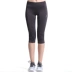 Liwei Sports Cropped Pants của phụ nữ chạy mùa hè Quần đùi thể dục khô nhanh Quần yoga co giãn thoáng khí - Quần thể thao