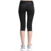 Liwei Sports Cropped Pants của phụ nữ chạy mùa hè Quần đùi thể dục khô nhanh Quần yoga co giãn thoáng khí - Quần thể thao