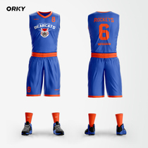 ORKY Vokai basketball suit mens custom Jersey student competition team uniform womens short sleeve sports training suit printing