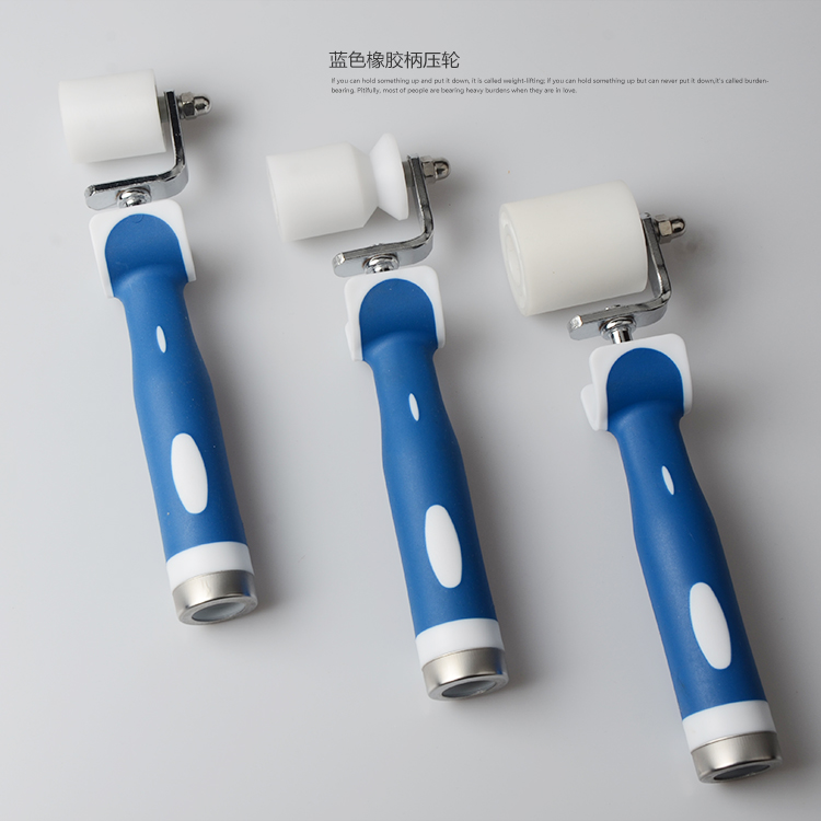 Wallpaper construction tools wallpaper tools POM rubber shank pressure roller Roller deep texture double bearing