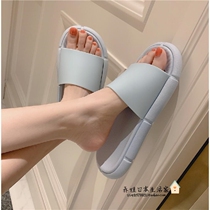Spot Japanese fashion couple indoor slippers women Summer Japanese home bathroom non-slip soft bottom gp cool men
