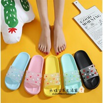 Japanese home soft bottom EVA slippers women Summer indoor and outdoor wear non-slip wear-resistant cute than heart gp sandals tide