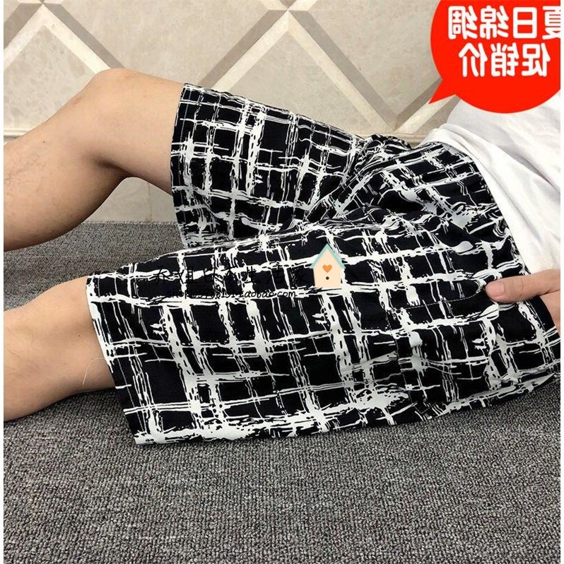 Japanese Spot GP Summer Thin men's pure cotton 50% Pants Fashion Beach Pants Big Size Home Pants Shorts Sleep Pants
