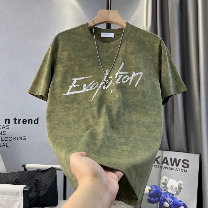 2025 Nicholas Tse Evolution Concert Same Style Support Clothing Short-Sleeve T-Shirt Merchandise Washed Black Reflective Top Trendy 2025 Nicholas Tse Evolution Concert Same Style Support Clothing Short-Sleeve T-Shirt Merchandise Washed Black Reflective Top Trendy