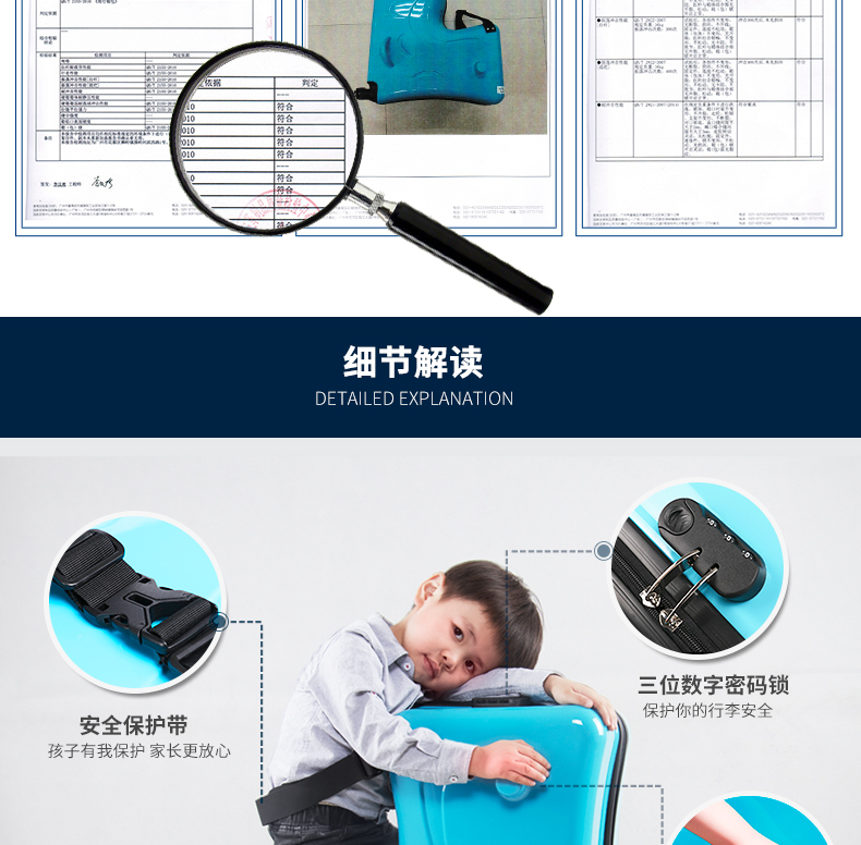 Vali trẻ em màu đỏ có thể đi xe đẩy trường hợp bánh xe phổ quát 24 inch bé phim hoạt hình nam và nữ kéo vali tui du lich
