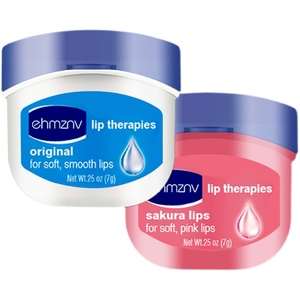 【凡士林】经典原味+玫瑰修护润唇膏7g套装