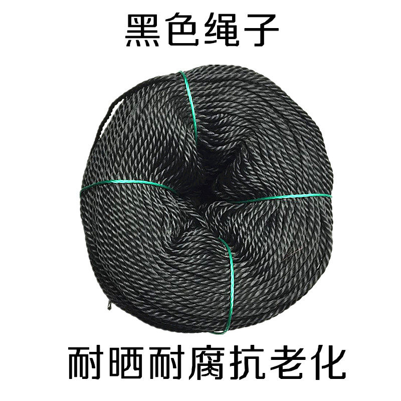 Nylon rope Polyethylene rope Black rope Greenhouse rope Tent rope Tied rope Drying rope Gardening rope Pull net rope