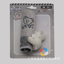 Car Cartoon Handbrake Cover Bear Car Interior Decoration Products Car Interior Accessories 3 Colors