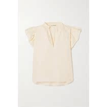 Ulla Johnson Elena ruffled blouse women 2021 new luxury couple T-shirt
