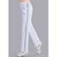 Jinguan South Korea silk white sports pants women's trousers spring and summer square dance aerobics pants men's large size straight pants