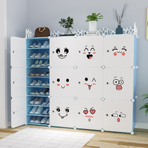 Shoes cabinet new 2021 exploits domestic indoor good-looking dust-proof large capacity containing net red doorway simple shoe shelf