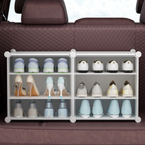 On-board Shoe Box Transparent Car Trunk car trunk Placed Shoes containing Divine Instrumental Bed Bottom Shoe Rack Dorm Shoes Cabinet