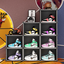 aj shoe box containing box transparent shoe rack anti-oxidation and release ball shoe deity 20 fitted drawer plastic small shoe cabinet
