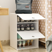 Shoe rack Sub Easy doorway Small Dormitory Bedroom Multilayer Dust-Proof Mini Province Space Home Containing Narrow Shoe Cabinet