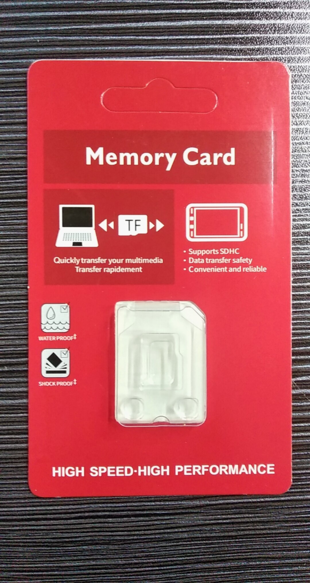Neutral TF memory card Single card packaging TF Micro SD memory card paper packaging Outer packaging Flash memory card packaging