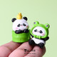 Blind Bag Mini Creative Cartoon Panda Realistic Animal Model Figurine Micro Landscape Desktop Healing Toy Small Ornament