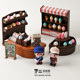 Miniature Artificial Dessert Ice Cream Shop Miniature Model Dollhouse Scene Children's Doll Play House Toy