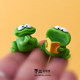 Blind Bag Creative Singing Big-Mouthed Frog Realistic Animal Model Micro Landscape Mini Desktop Ornament Healing Toy