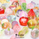 Blind Bag Mini Realistic High-Transparency Fruit and Vegetable Grape Cabbage Miniature Model Ornaments Pretend Play Student Gift