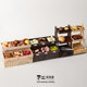 Miniature Simulated Nut Cabinet with Walnuts and Chestnuts, Miniature Food Play, Children's Pretend Play Convenience Store Scene Small Ornaments Toys