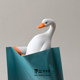 Blind Bag Featuring a Large White Goose, Realistic Animal Model, Micro-Landscape, Mini Creative Desktop Ornament, Healing Toy Gift