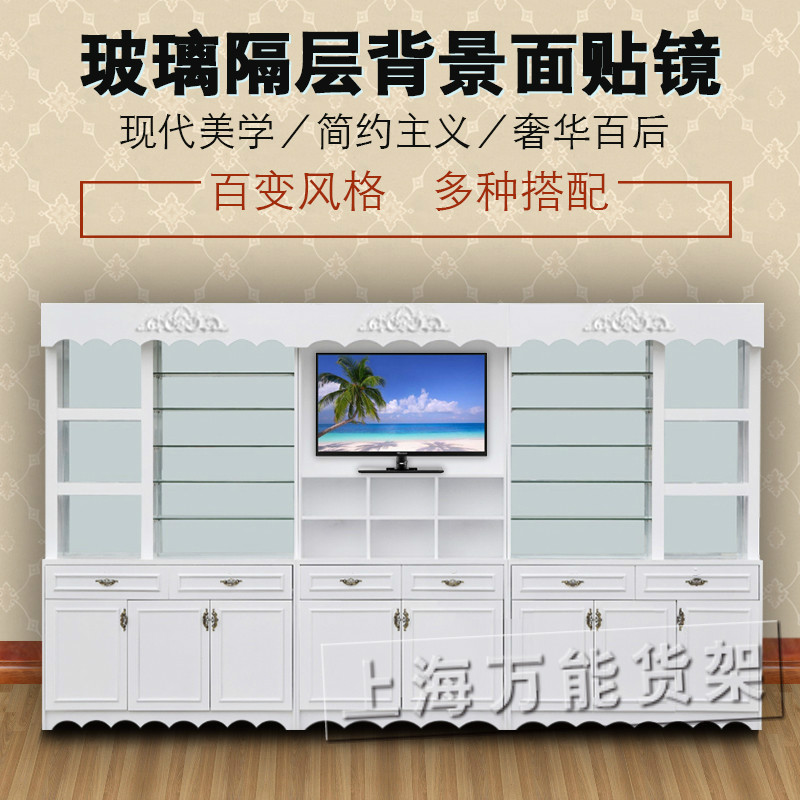 Nail nail polish glue display cabinet Cosmetics store floor-to-ceiling product display cabinet Display cabinet Shelf cabinet