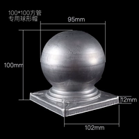 100*100 мм квадратная трубка специальная железная гальван