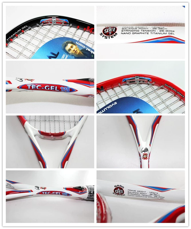 Chính hãng Karakal Carbon Titanium Alloy Siêu Nhẹ Chuyên Nghiệp Dạy Nghề Đào Tạo Squash vợt Tec 120