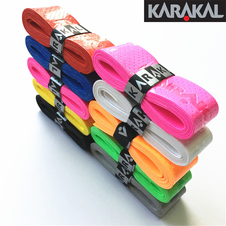 KARAKAL tay gel KA6043 cầu lông gel tay squash tay gel quần vợt cao su băng mồ hôi với dây đeo dính vợt cầu lông cho trẻ em